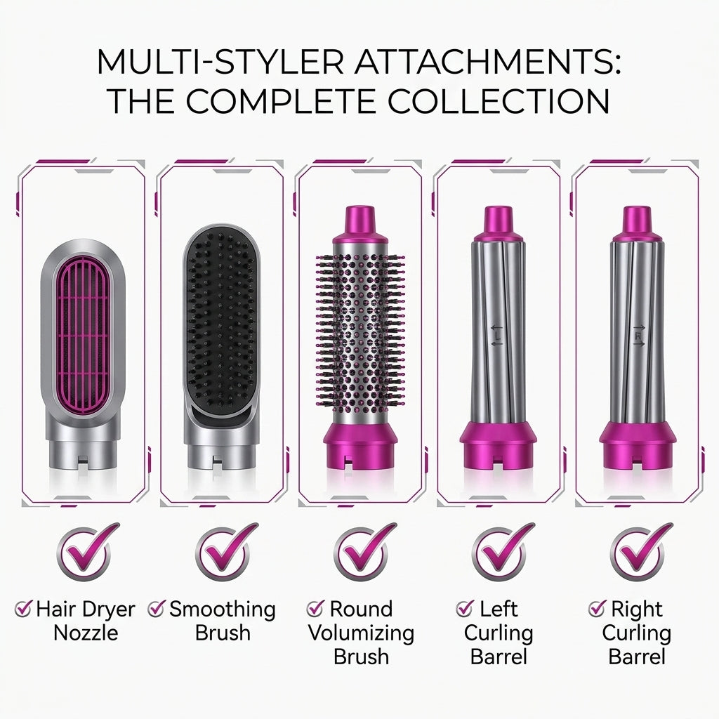5-in-1 Hair Styler & Hot Air Brush