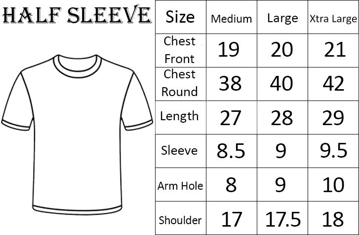 Pack of 3 Men's Premium Plain Half Sleeve T-Shirts