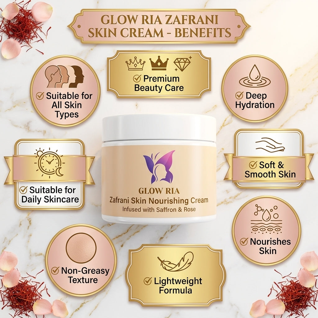 Glow Ria Zafrani Brightening Face Cream 100g