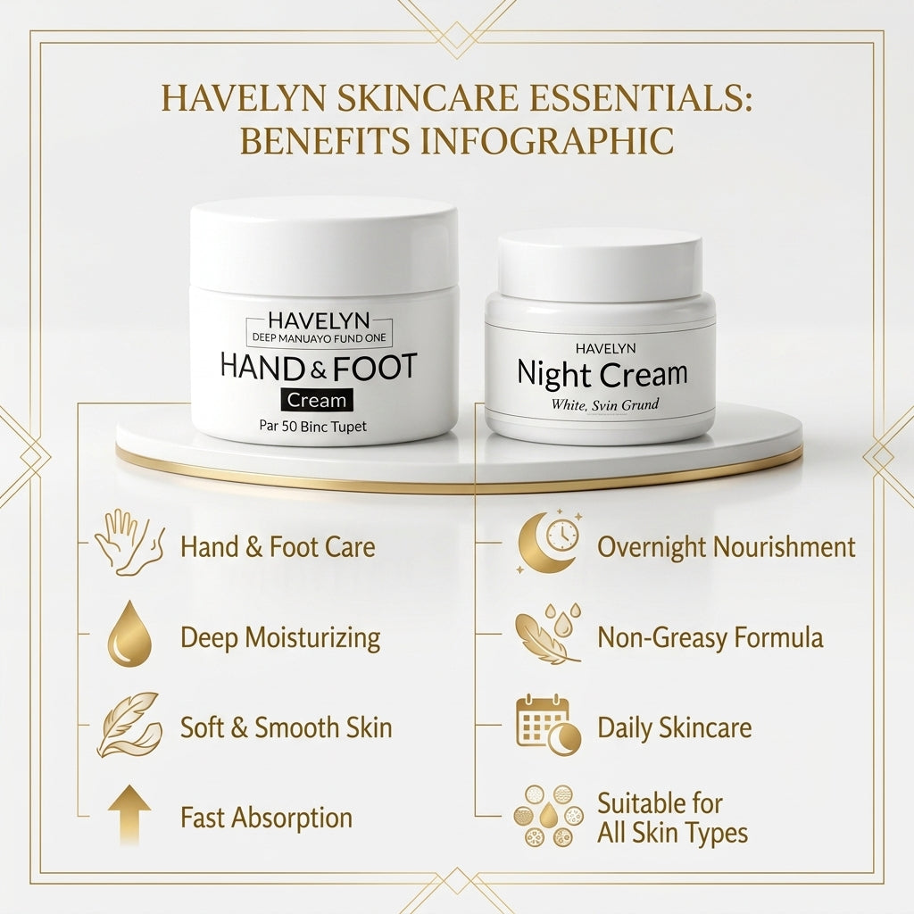 2-in-1 Night Cream & Hand Foot Cream Set