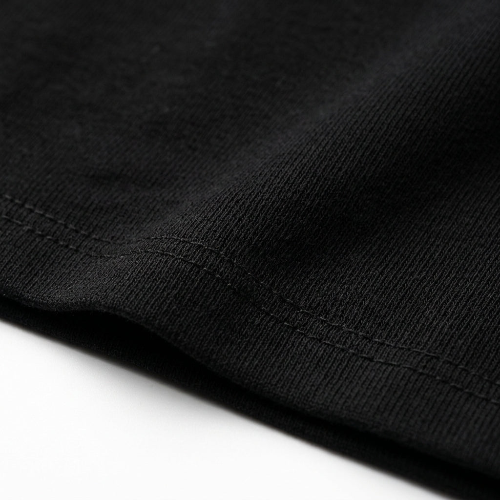 Men's Black Cotton Printed T-Shirt