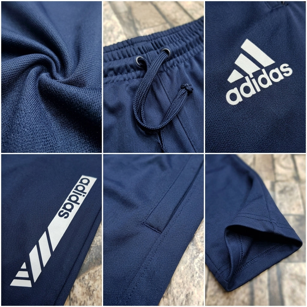 Men's Micro Polyester Embroidered Sports Trouser