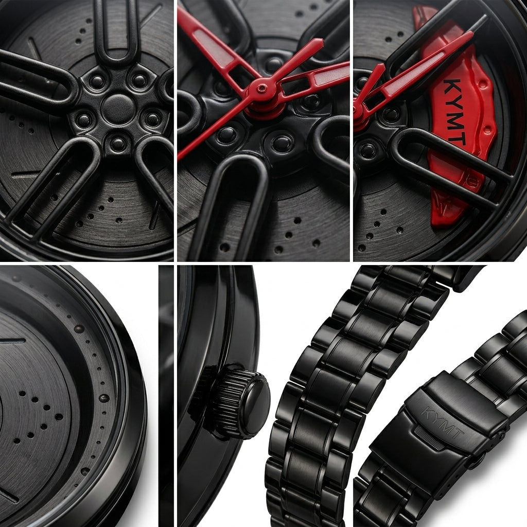 Men's Luxury  and premium Spinning Dial Watch