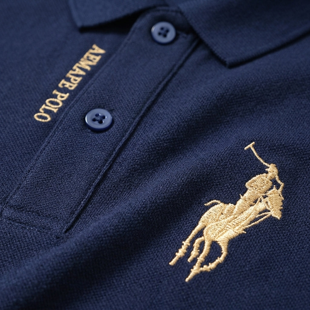Men's Premium Navy Polo Shirt