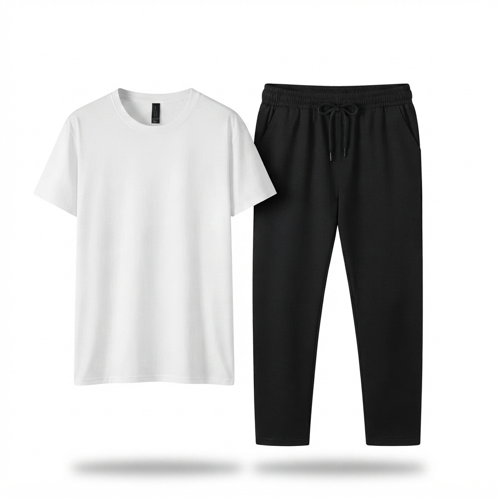 2 Pcs Men's Dri Fit Printed Track Suit