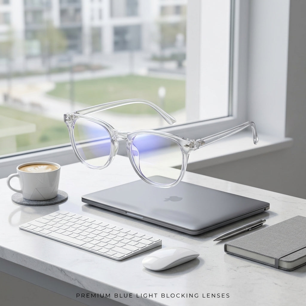 UV400 Blue Light Blocking Glasses for Men & Women