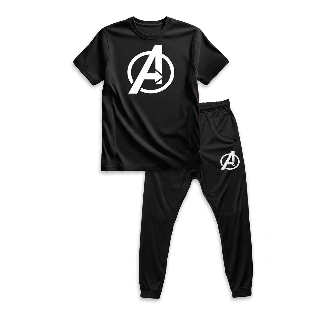 Men's  premium  Black Track Suit