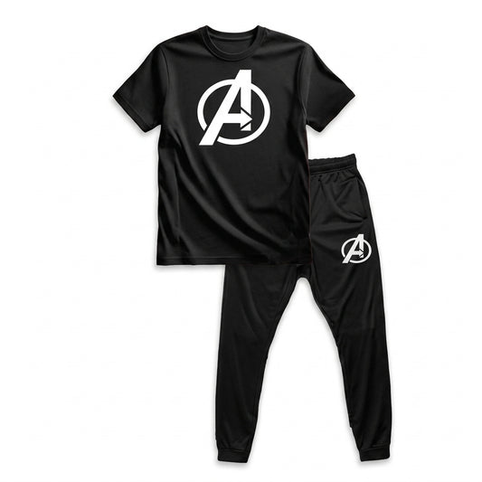 Men's  premium  Black Track Suit