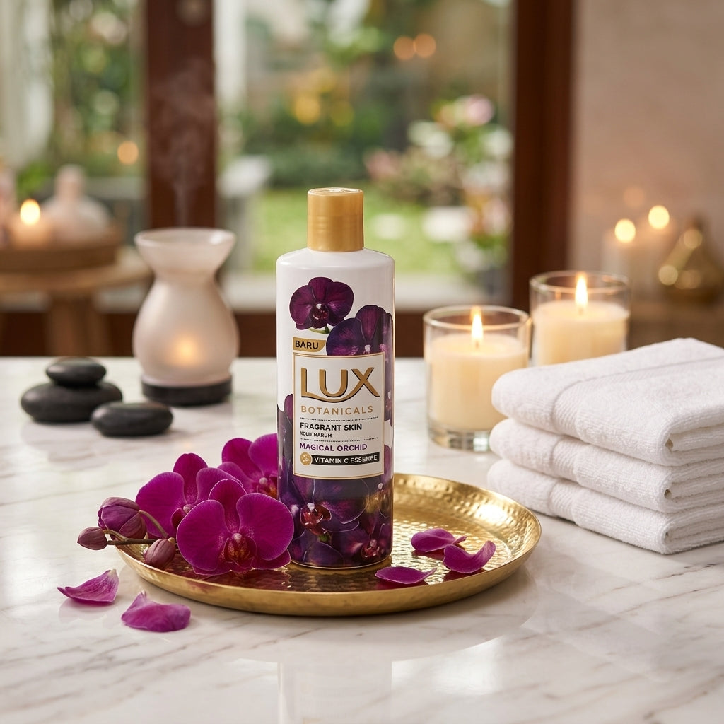 Lux Botanicals Magical Orchid Body Wash 250ml with Vitamin C