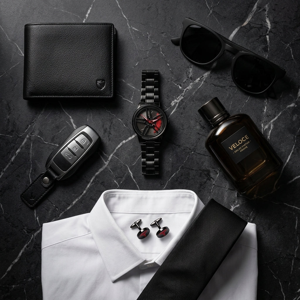 Men's Luxury  and premium Spinning Dial Watch