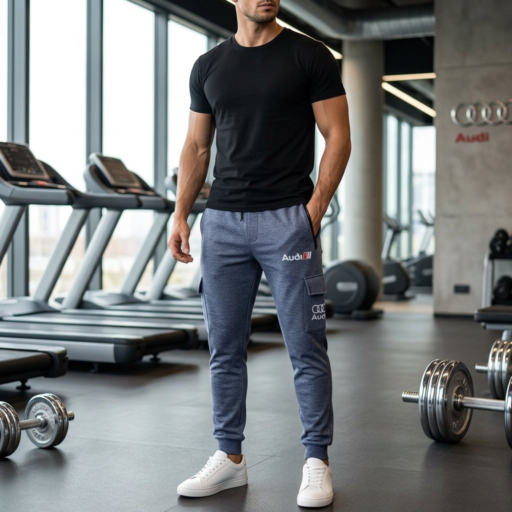 Premium Adjustable Waist Track Trousers (28–34)