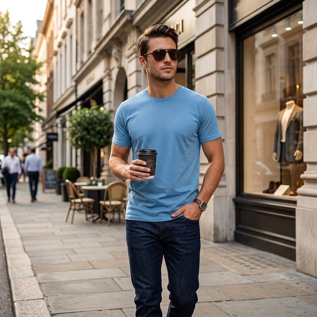 Pack of 3 Men's Premium Plain Half Sleeve T-Shirts