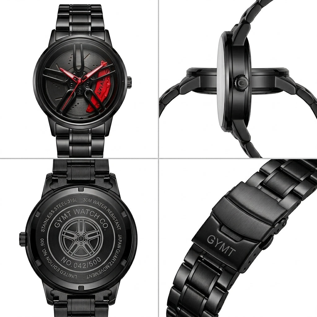 Men's Luxury  and premium Spinning Dial Watch