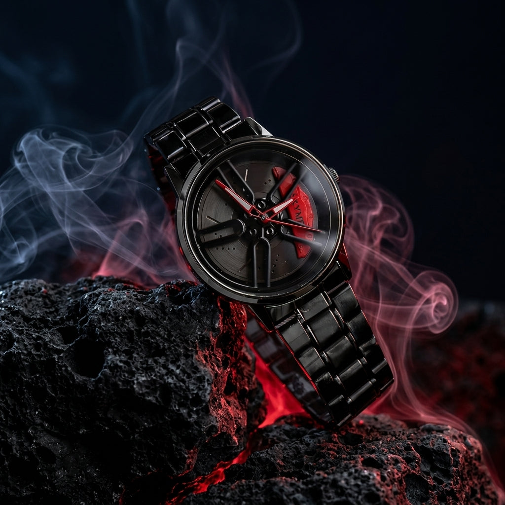 Men's Luxury  and premium Spinning Dial Watch