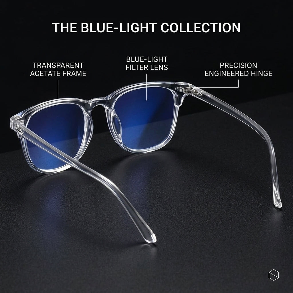 UV400 Blue Light Blocking Glasses for Men & Women