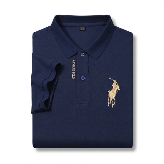 Men's Premium Navy Polo Shirt