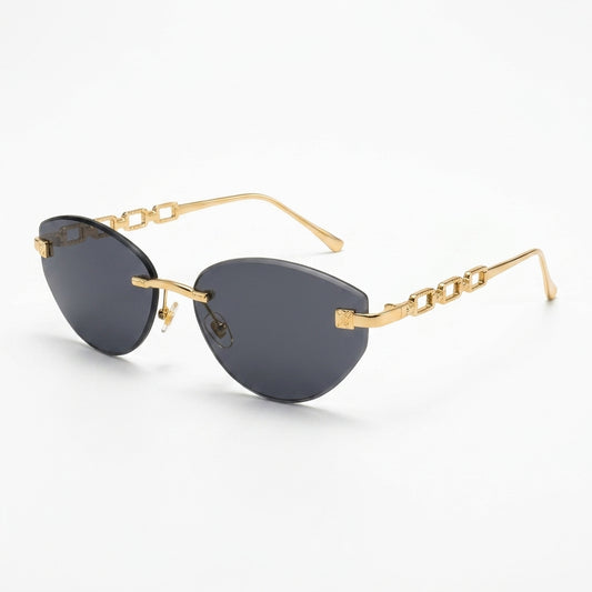 A8501 Luxury Rimless Gradient Sunglasses