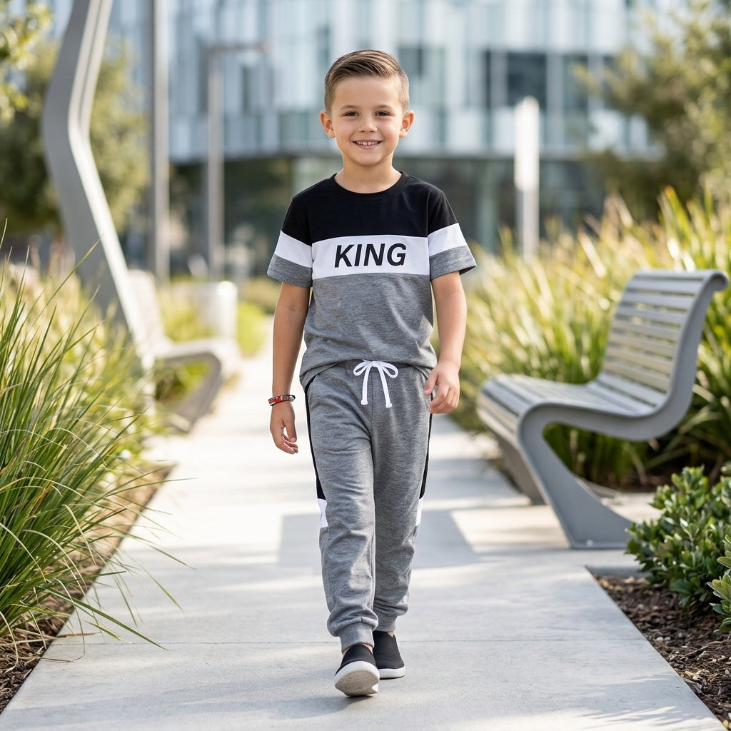 Kids KING Graphic Track Suit for Boys