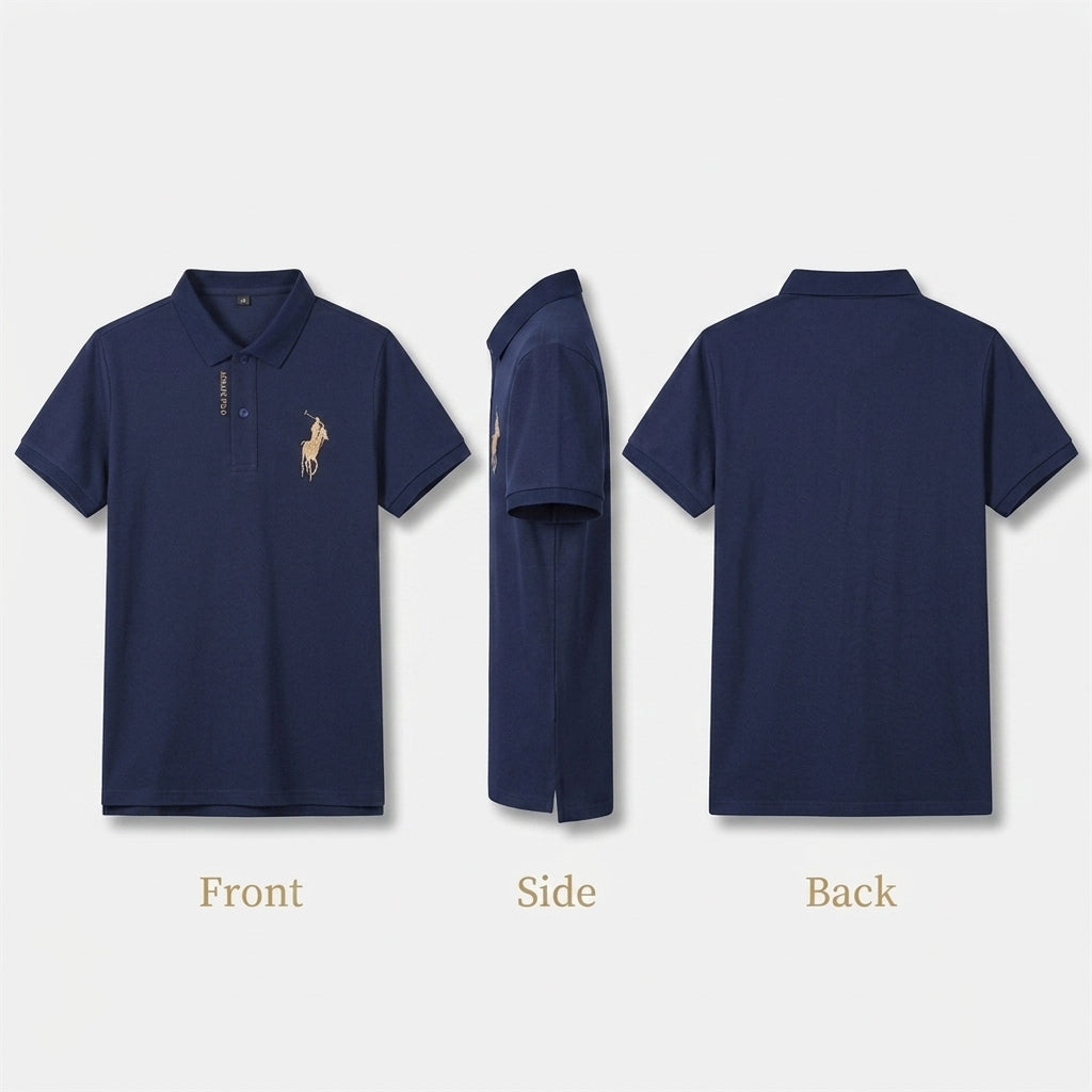 Men's Premium Navy Polo Shirt
